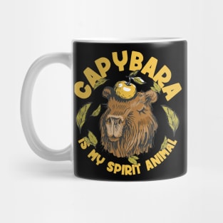 Capybara is my spirit animal | Cottagecore Style Mug